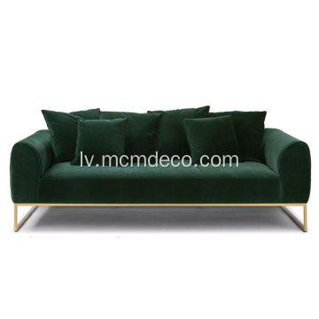 Komplekti Balsam Green Fabric Sofa